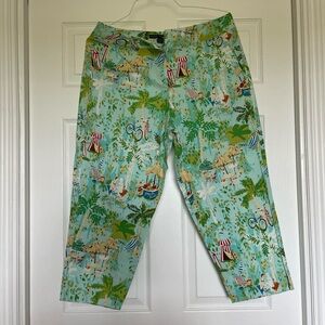 beachy capris, size 14